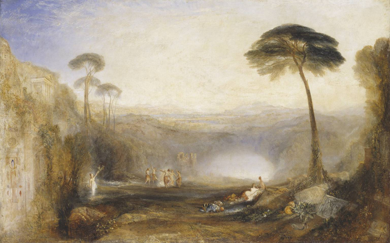 The Golden Bough (de la Eneida), pintura de J. M. W. Turner. Wikimedia Commons